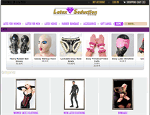 Tablet Screenshot of latexseduction.com